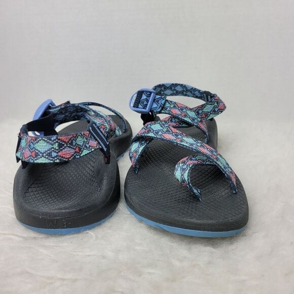 Chaco Z Cloud 2 Trace Eclipse Bleu Sport Sandals SIze 8 - Picture 7 of 10